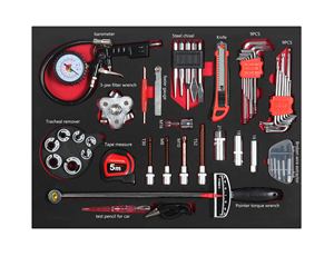 Hàng nóng bán chạy: Tủ dụng cụ nhà xưởng 7 ngăn, 386 món, xe đẩy dụng cụ, tủ dụng cụ chắc chắn - Product Image 5