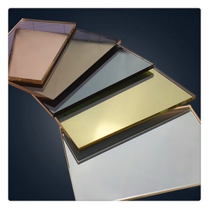 Gold Colored <b>Mirror</b> Wall Decorative <b>Mirror</b> Sheet <b>Panel</b> Colored Glass Bronze Tinted Body Tinted <b>Mirror</b> - Product Image 4