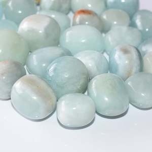 Piedras de <span class=keywords><strong>Cristal</strong></span> de <span class=keywords><strong>Aguamarina</strong></span> Natural al por Mayor, 20-30 mm, Pulimentadas, de Forma Irregular, Tema Budista, Portátiles para Decoración del Hogar - Product Image 3