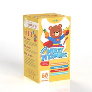เยลลี่วิตามินรวมสำหรับเด็กวิตามินรวมสำหรับเด็กทุกวันพร้อมวิตามินบีคอมเพล็กซ์ C D E, ระบบภูมิคุ้มกัน, รสชาติผลไม้แสนอร่อย - Product Image 1