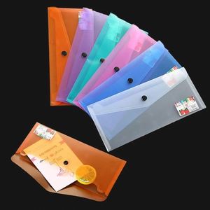 Carpeta de Archivos PP 2026M, 25.5X13cm, Bolsa para Documentos con Impresión UV, Cierre a Presión, Transparente Esmerilado, Organizador de Suministros de Oficina - Product Image 3