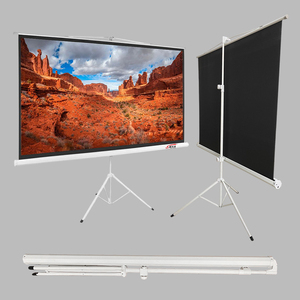 Support trépied - Écran de projection mobile 100 <span class=keywords><strong>pouces</strong></span> 16:9, écran de projection portable léger, facile à transporter et durable, facile à dérouler - Product Image 5
