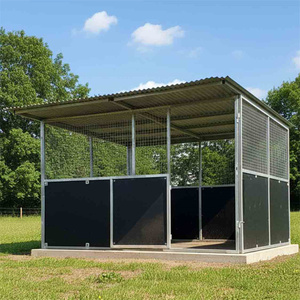 Abri mobile pour chevaux en métal personnalisé avec toit, nouvel équipement équestre - Product Image 2