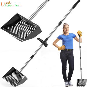 <span class=keywords><strong>Pelle</strong></span> à déchets réglable pour animaux de compagnie et râteau multi-positions pour poulaillers litière pour animaux de compagnie et fermes <span class=keywords><strong>pelle</strong></span> à fumier robuste - Product Image 1