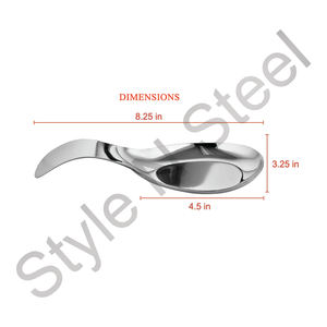 Repose-cuillère en acier inoxydable Repose-cuillère en acier inoxydable Ustensiles de cuisine cuillère à soupe repose-cuillère - Product Image 1