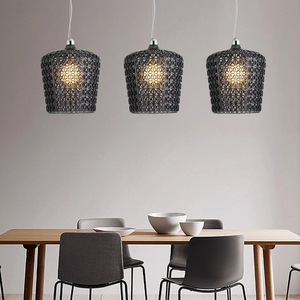 Vente en gros de suspension simple décorative de luxe en verre squelette moderne avec fonction de hauteur réglable - Product Image 1