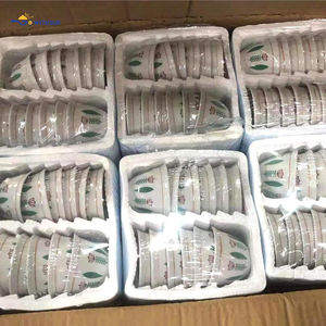 Set da Tè Musulmano 60-90cc, 12 Tazze in Ceramica Ecologica a Doppia Parete Fatte a Mano, Stile Etiope/Eritreo, per Caffè Tradizionale Buna - Product Image 6