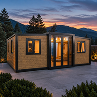 Casa Contenedor Plegable Expandible con Diseño Personalizado, Casa Modular Prefabricada, Cabaña Móvil de Lujo, Casa Tipo Pod de 20 pies/40 pies