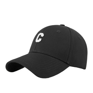 หมวกเบสบอลปักลายตัวอักษร C ผ้าทวิลล์ สำหรับฤดูใบไม้ผลิและฤดูร้อน หมวกผู้ชาย - Product Image 1
