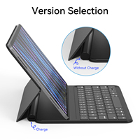 Nouvel Étui Magnétique Connecteur Intelligent Sans Fil 2025, Meilleure Vente, avec Clavier Trackpad Tactile pour iPad Air Pro 11 Pouces