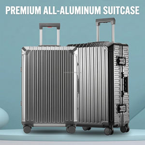 Valise de luxe en alliage d'aluminium de 20 à 29 pouces, style professionnel, avec serrure TSA, durable, entièrement en aluminium et magnésium, pour le voyage - Product Image 1