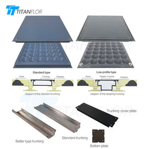 Sistema de Suelo Elevado de Acero y Cemento para Centro de Datos, con Acabado Desnudo, Control Estático, en Oferta de Titan - Product Image 2