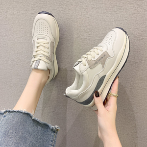 Sneakers Chunky da Donna Primavera 2025, Suola Spessa, Aumento di Altezza, Traspiranti, Scarpe Sportive Casual con Soletta in PU e Mesh - Product Image 4