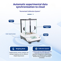 Balance analytique numérique IKEME, précision 0,0001g/0,1mg, calibration interne, conforme aux normes GLP/GMP/FDA, pour laboratoire pharmaceutique et chimique.