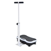 ZHOYA SPORT Machine de vibration corporelle électrique à 120 niveaux réglables Crazy Fit avec poignée pour la remise en forme à domicile et la perte de poids