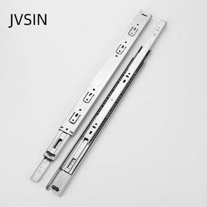 Mềm đóng ngăn kéo trượt đường sắt nhà bếp lạnh cán thép đồ nội thất con lăn trượt bằng gỗ bóng mang trượt Kính thiên văn kênh - Product Image 1