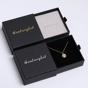 Personalizzato piccolo cassetto anello gioielli collana scatola imballaggio di carta <span class=keywords><strong>grande</strong></span> confezione regalo scatola di gioielli di natale - Product Image 4