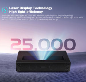 D068 - Lo Último en Proyectores Láser WiFi 2.4G/5G con 2 GB de RAM, Ultra Corta <span class=keywords><strong>Distancia</strong></span>, 4K, para <span class=keywords><strong>la</strong></span> Educación Temprana de los Niños, Videos Cortos para Dormir - Product Image 2