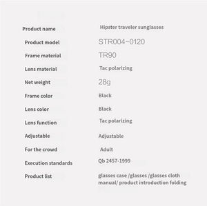 カスタムファッション売れ筋クラシックブラックレトロサングラスメンズ卸売デザイナー偏光サングラス<span class=keywords><strong>2025</strong></span>流行のレディース - Product Image 6