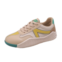 Nouvelles chaussures de plateforme Joker respirantes, sport, décontractées, course à pied, marche, tendance mode, résistantes aux chocs, antidérapantes, lacets, dessus en PU