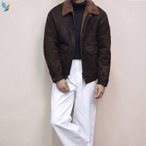 Giacca di camoscio invernale da uomo oversize Casual in camoscio da uomo - Product Image 6