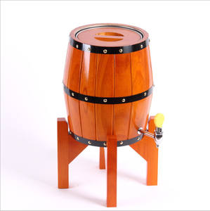 مخصص الصلبة البلوط خشبية برميل نبيذ ل ويسكي رم بوربون تيكيلا البيرة برميل خشبي للنبيذ - Product Image 4