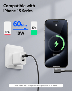 Sunguy สายชาร์จเร็ว TPE USB C 18W ความเร็วสูง, สายชาร์จโทรศัพท์ Type C TO Micro-B USB สำหรับ latop โทรศัพท์มือถือ - Product Image 4