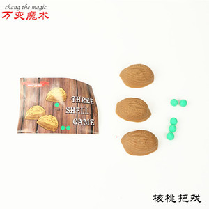 <b>Walnut</b> <b>Shell</b> Magic Trick Prop 5X3.5x2 Brown For Close-Up Magic Performance - Product Image 4