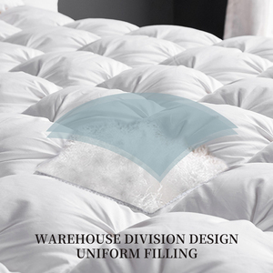 Ngỗng xuống điền trắng <span class=keywords><strong>Comforter</strong></span> bông vải đôi đầy đủ Nữ Hoàng Vua Kích thước <span class=keywords><strong>Comforter</strong></span> giường mềm chăn lông ngỗng xuống <span class=keywords><strong>Comforter</strong></span> F - Product Image 5