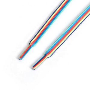 Wholesale Custom Flat <b>Elastic</b> Shoe <b>Laces</b> Colorful Personalized Sneaker Shoelaces - Product Image 5