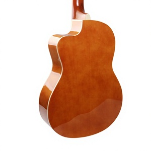 <span class=keywords><strong>Guitarra</strong></span> Clásica Eléctrica Cutaway de 39 Pulgadas con Tapa de Abeto y Fondo de Tilo, Kit de <span class=keywords><strong>Guitarra</strong></span> con Cuerdas de Nylon <span class=keywords><strong>para</strong></span> <span class=keywords><strong>Principiantes</strong></span> - Product Image 4
