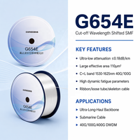 Cable de Fibra Óptica G654E SM, Rollo de 50 km para Redes de Acceso Metropolitanas y de Espina Dorsal, Probado con OTDR, Envío Rápido por DHL