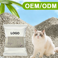 Poudre de bentonite naturelle en gros, argile minérale de bentonite sodique à bonne absorption pour litière pour chats