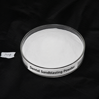 Poudre d'alumine blanche fine de haute pureté à taille de particules stable, abrasif de sablage dentaire, poudre abrasive pour laboratoire dentaire