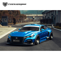 DAWN M2 Design Kit de carrosserie large pour for-d Mustang GT500 lifting pare-chocs capot becquet Deffuser jupe latérale FRP/CF matériel