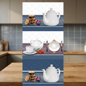 Carreaux muraux brillants décoratifs de haute qualité 12x18 300x450mm carreaux de céramique numériques pour intérieurs de cuisine et de salle à manger - Product Image 3