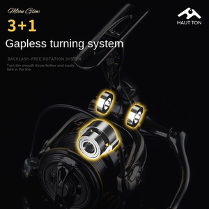 Haodun Gapless Draaiende Vishaspel 5.2 1 Overbrengingsverhouding Sub-Micro Ontwerp Nep Aas Compatibel Metalen Body High Speed Mg 800S Model - Product Image 4