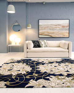 Handmade Designer Hand Tufted <b>Rug</b> Crafted with Premium New Zealand Wool for Luxury Bedroom Living Room and Hotel Interiors - Product Image 1