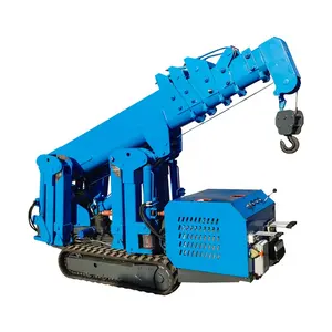 Tất cả các địa hình di động đi bộ quy mô lớn kỹ thuật Spider Crane có thể gập lại theo dõi Spider Crane