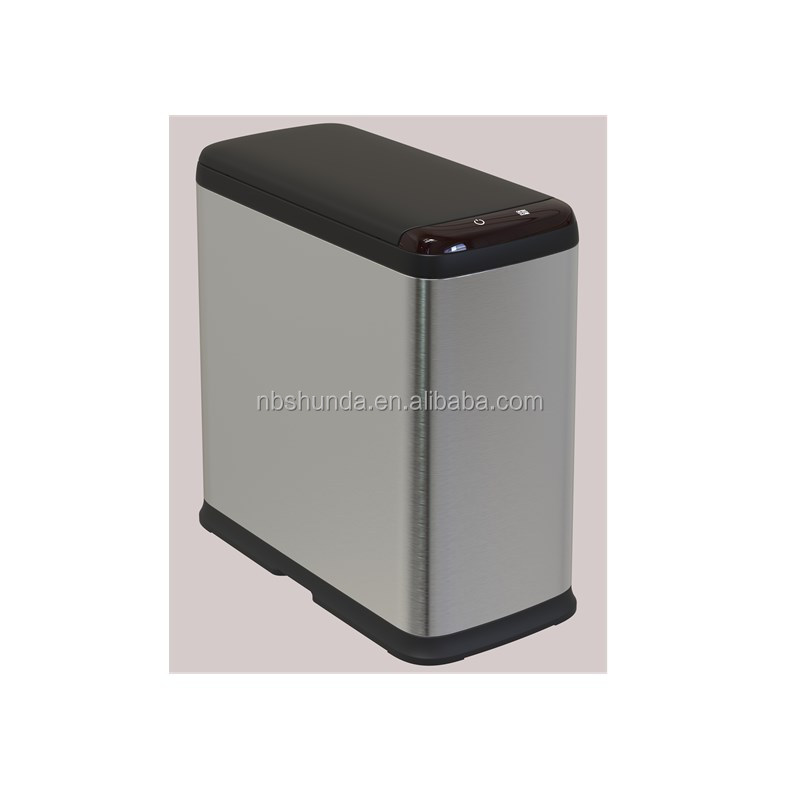 9L Hot Selling Smart Sensor Bin Soft Close Bathroom Sensor Bin Square Shape Smart Trash Bin · image 2