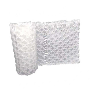 Bubble Bag Wine Bottle Protector Plastic Bubble Sheet Packaging Transparent Custom Biodegradable Bubble Air Cushion Column Wrap Bag