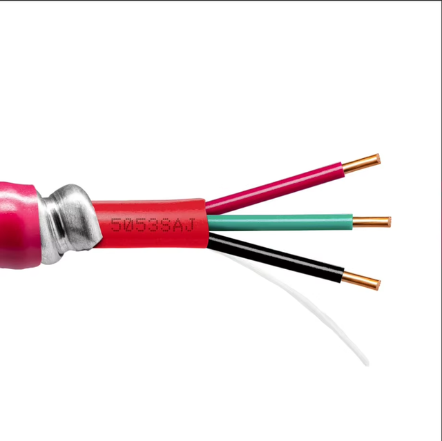ExactCables Industrial Fire Alarm Cable PVC Jacket Al/Foil Shielded 1*1.0mm 2-core Fire Rated