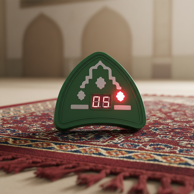 SAJADAH XY920 Portable Islamic Digital Finger Counter Rechargeable Muslim Prayer Counter for Religious Activities and Gifts