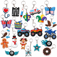 Porte-clés personnalisé en PVC souple avec logo de marque, différentes séries, cadeaux souvenirs tendance, forme personnalisée, promotionnel
