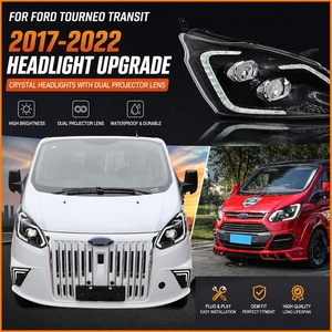 ไฟหน้ารถยนต์สำหรับ <span class=keywords><strong>Ford</strong></span> <span class=keywords><strong>Tourneo</strong></span> Transit V362 ปี 2017-2022 ชุดไฟหน้า LED อัตโนมัติ อัพเกรดเลนส์แบบ Bifocal ไฟหน้าขายดี - Product Image 2