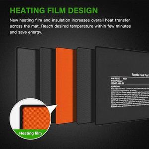 120V 8*12 trong không thấm nước bò sát nhiệt Mat có thể điều chỉnh & an toàn sưởi ấm pad cho thằn lằn, rắn & rùa chúng tôi kép hiển thị kỹ thuật số - Product Image 2
