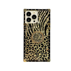 เคสโทรศัพท์ TPU ขนนกคลาสสิกพิมพ์ลายเสือดาวแฟชั่นสุดหรูสำหรับ Samsung S25 A53อัลตร้าและสำหรับ <span class=keywords><strong>iPhone</strong></span> 16 Pro Max - Product Image 5