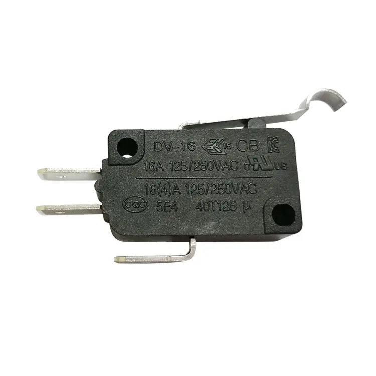 Dewo nhà máy Micro chuyển đổi DV16 3 thiết bị đầu cuối Đen microswitches 250VAC 5A 10a16a 15A microswitches