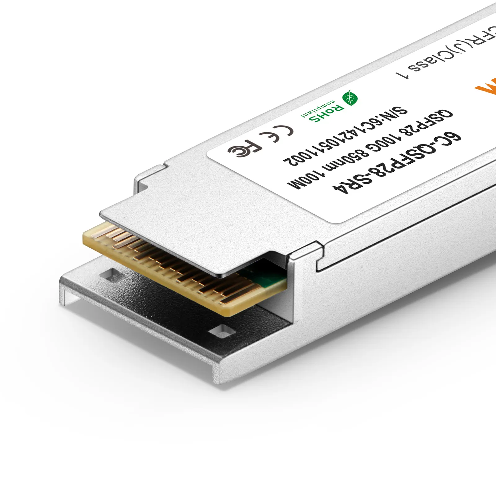 100GBASE-SR4 QSFP28 850nm 100M โมดูลตัวรับส่งสัญญาณ DOM รองรับจูนิเปอร์ JNP-QSFP-100G-SR4