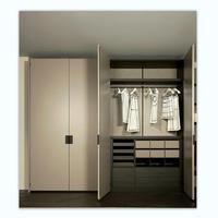 Armoire blanche simple vêtements suspendus multizone maison chambre armoire de rangement anti-poussière armoire pliante ensemble armoires élégantes